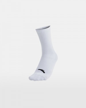 Anta KAI Crew Socks White USA | BRZ912057