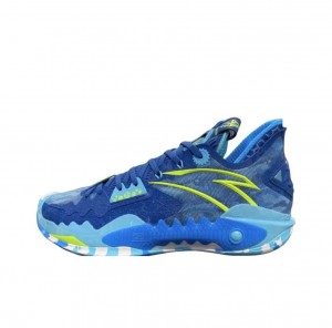 Anta Shock Wave 5 Basketball Shoes Blue USA | XUG146879