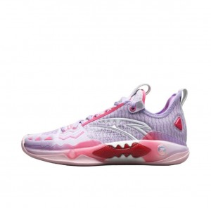 Anta Shock Wave 5 Pro "Valentine's Day" Basketball Shoes Purple USA | TMQ234805