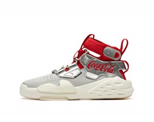 Anta Badao Coca Cola x Zero Sneakers Silver Red USA | UCK206173