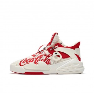 Anta Badao x Coca Cola Sneakers White / Red USA | VFH160925