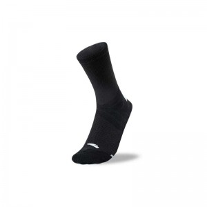 Anta Basketball Socks Black USA | MGU017394