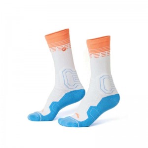 Anta Basketball Socks Orange / White / Blue USA | LEK761905