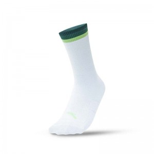 Anta Basketball Socks White USA | WDT468310