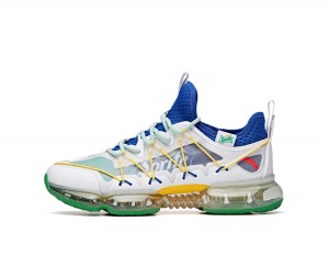 Anta Coca Cola Sneakers White / Blue / Green USA | AIM128095