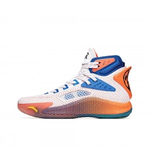 Anta Dragon Ball Klay Thompson Kt5 “Three-pointer” Running Shoes White / Orange USA | VWP148370