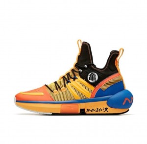 Anta Dragon Ball Super “Son Goku” Basketball Shoes Yellow / Orange / Black USA | GZS074136