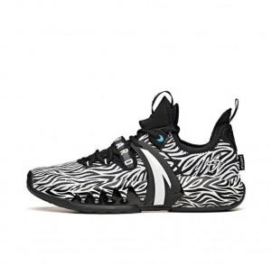 Anta Gordon Hayward GH2 “White Tiger” Basketball Shoes Balck / White USA | IOP529864