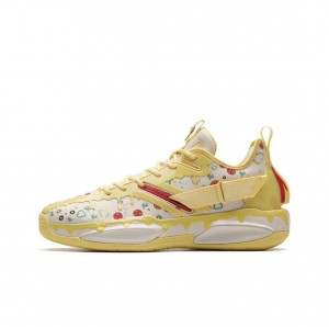 Anta Gordon Hayward GH3 "Pizza" Basketball Shoes Yellow USA | IEW608931