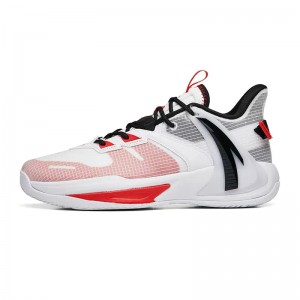 Anta Gordon Hayward GH Swoops 2 Basketball Shoes White / Red / Black USA | LJX781064