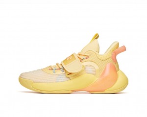 Anta KT Splash 3.0 Low Lemon Grapefruit Basketball Shoes Yellow USA | SNF257091