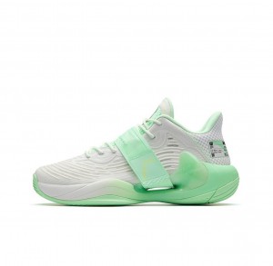 Anta KT Splash 4.0 "Kumquat Lemon" Basketball Shoes White / Green USA | ZCW291308