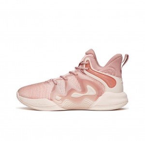 Anta KT “The Mountain 1.0” Low Basketball Shoes Pink USA | IXL128037