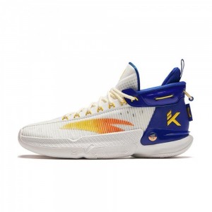 Anta Klay Thompson KT9 Warrior Basketball Shoes White / Purple USA | OZB829157