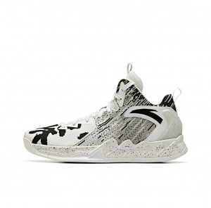 Anta Klay Thompson Kt2 “Ink camouflage” Basketball Shoes White USA | OCM062197