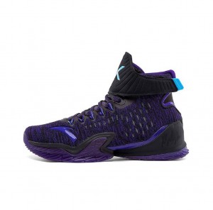 Anta Klay Thompson Kt3 Basketball Shoes Black / Purple USA | BSD710243