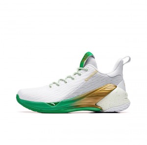 Anta Klay Thompson Kt4 Basketball Shoes White / Green USA | LBT149065