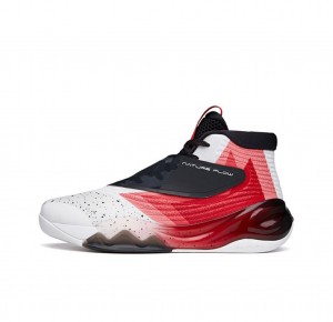 Anta Klay Thompson Kt6 "Chinese Team" Basketball Shoes White / Black / Red USA | TNH235089