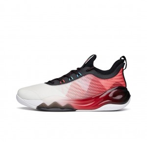 Anta Klay Thompson Kt6 Low "Chinese team" Basketball Shoes Balck / White / Red USA | KAL617542