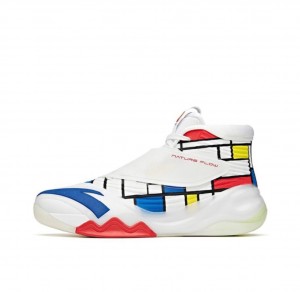 Anta Klay Thompson Kt6 "Third Jersey" Basketball Shoes White / Multicolor USA | LTC596720