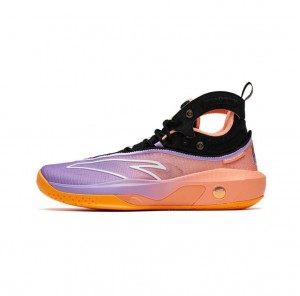 Anta Klay Thompson Kt8 "Sunset Glow" Basketball Shoes Purple / Black USA | ADX598604