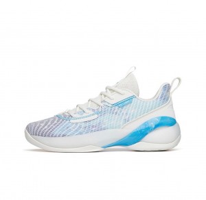 Anta Klay Thompson Light Cavalry 7 Basketball Shoes White / Blue USA | ZYU159240