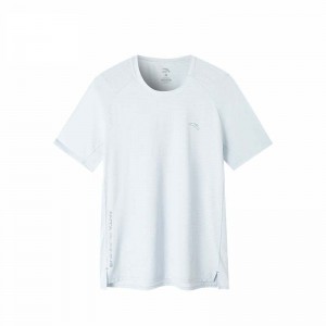 Anta Running T-shirt White USA | MEK927045