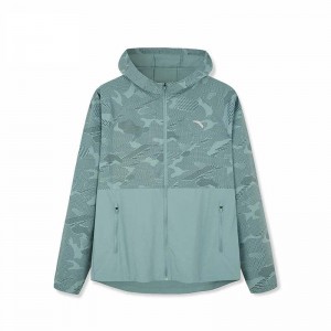 Anta Running Woven Track Jackets Green Grey USA | RIB750618