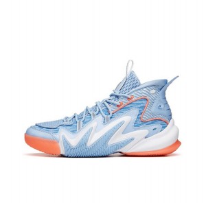 Anta Shock The Game 4.0 Basketball Shoes Blue USA | TFJ982753