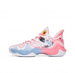 Anta Shock Wave 4 Basketball Shoes Pink USA | XTP129406