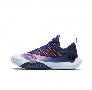 Anta Skyline 2 Basketball Shoes Blue USA | BKO624187