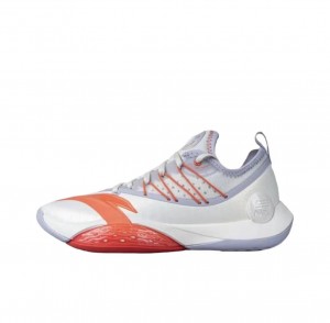 Anta Skyline 2 Basketball Shoes White / Orange USA | CUR952614