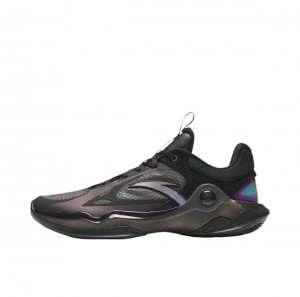 Anta Skyline Retro Basketball Shoes Black USA | YRP503264