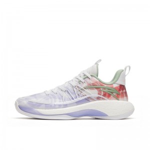 Anta Skyline TD Basketball Shoes Purple / White USA | UZV416078