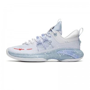 Anta Z-UP1 Low All Round "Christmas" Basketball Shoes Light Blue USA | CDL849075