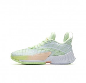 Anta Bai Jingting x Anta Light Crazy 3 "Candy apples" Basketball Shoes Green / White USA | PWV415239