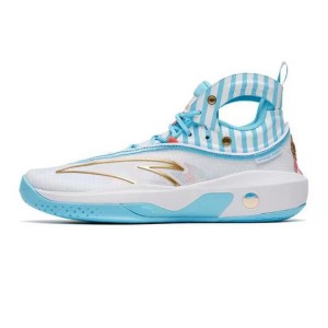 Anta Klay Thompson KT8 "Sailor" Basketball Shoes White / Blue USA | HEN591368