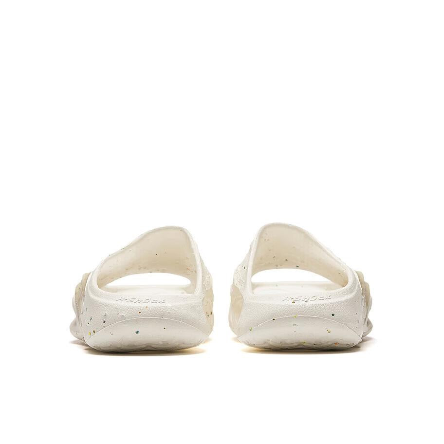 Anta Bubble Slides White / Gold USA | LJI930412