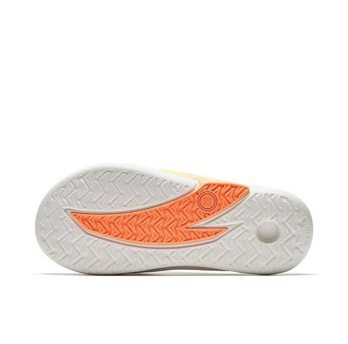 Anta Bubble Slides White / Orange / Green USA | ZSE523089