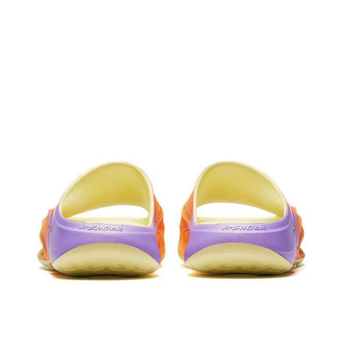 Anta Bubble Slides Yellow / Orange / Purple USA | ZSX021439