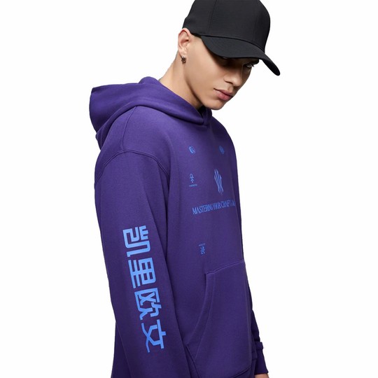 Anta KAI 1 Hoodie Purple USA | CSW430192