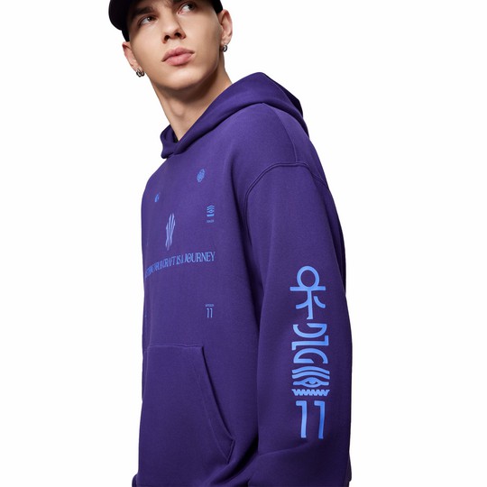 Anta KAI 1 Hoodie Purple USA | CSW430192