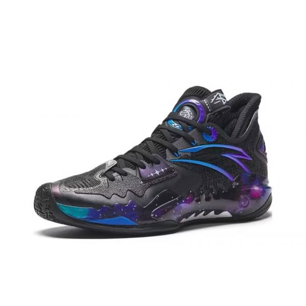 Anta Shock Wave 5 Basketball Shoes Black USA | OFL052439