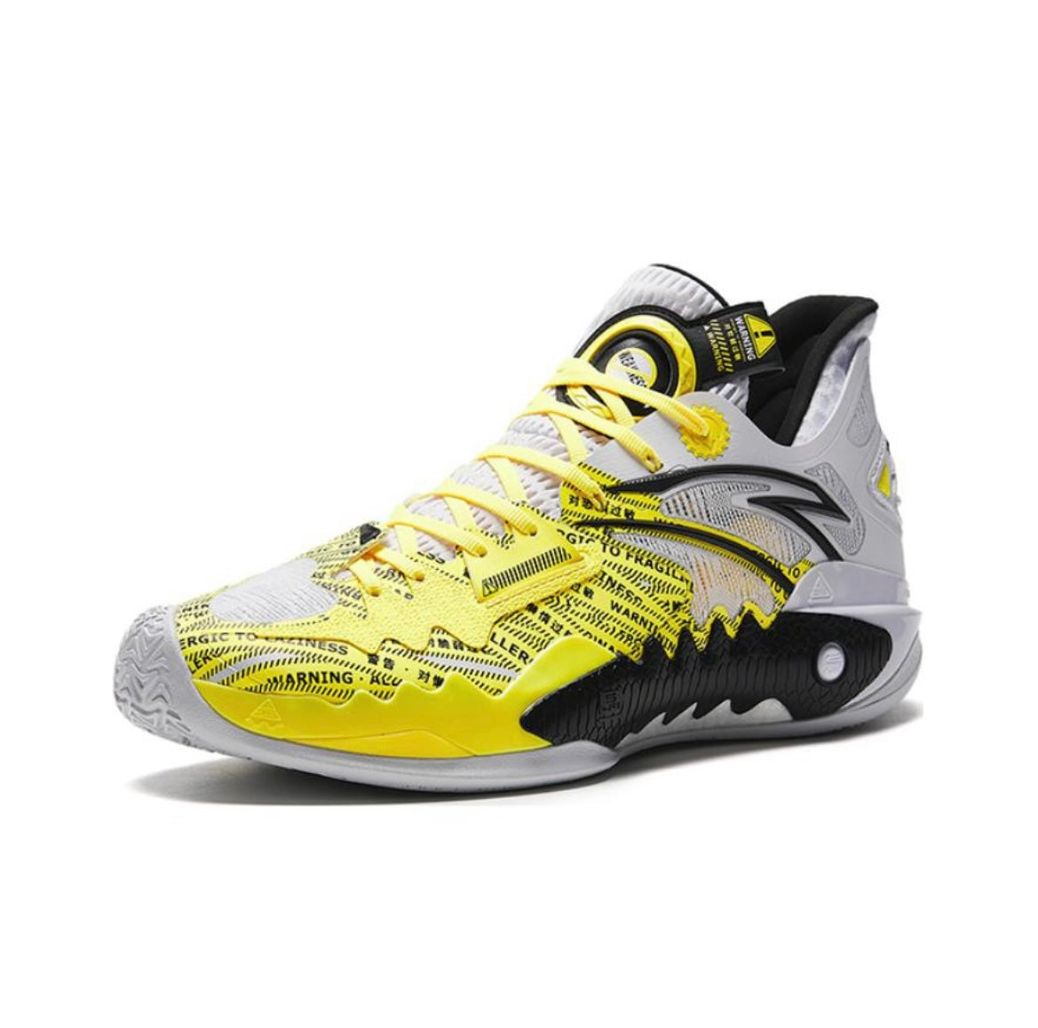 Anta Shock Wave 5 Basketball Shoes White / Yellow USA | RGL126874