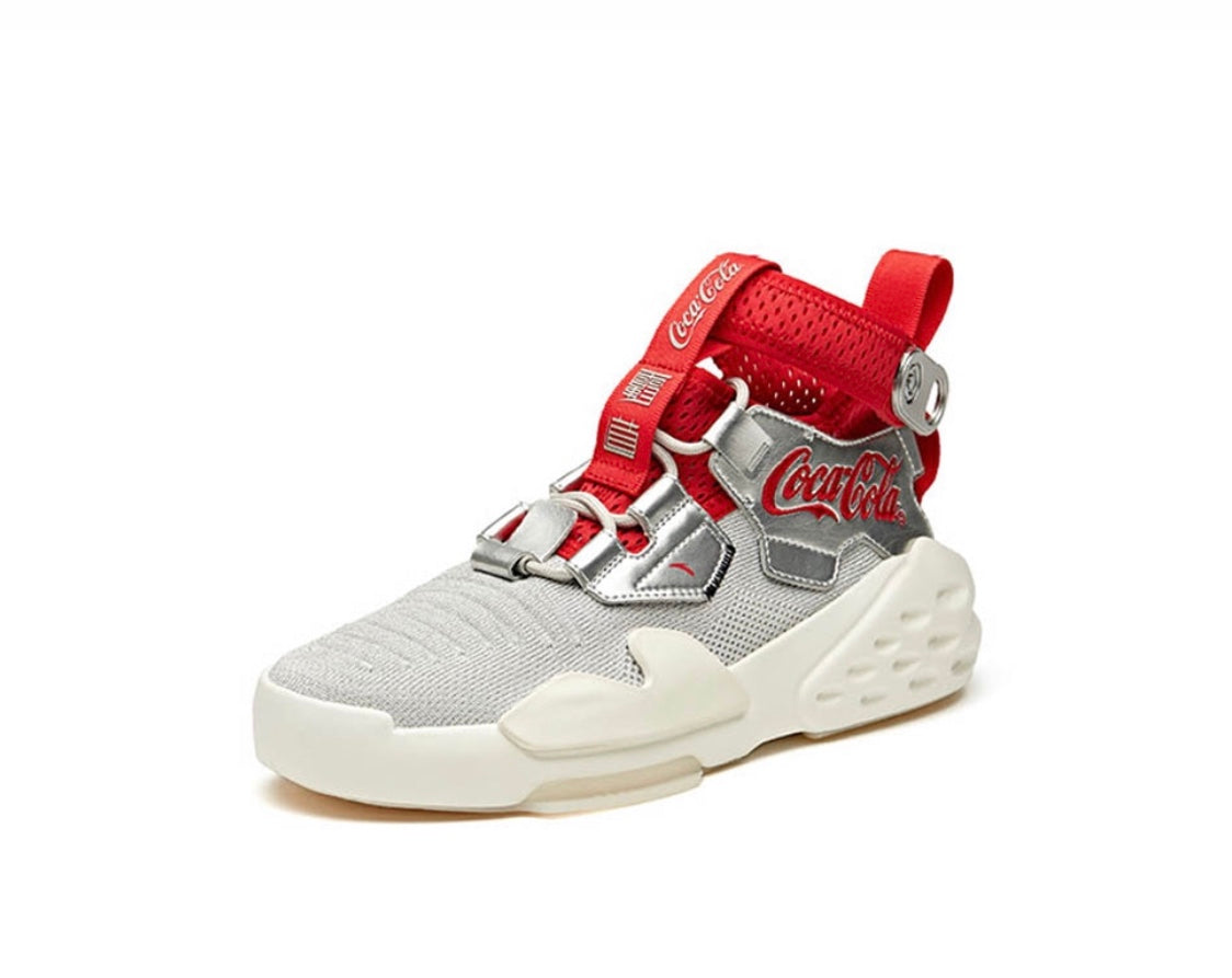 Anta Badao Coca Cola x Zero Sneakers Silver Red USA | UCK206173