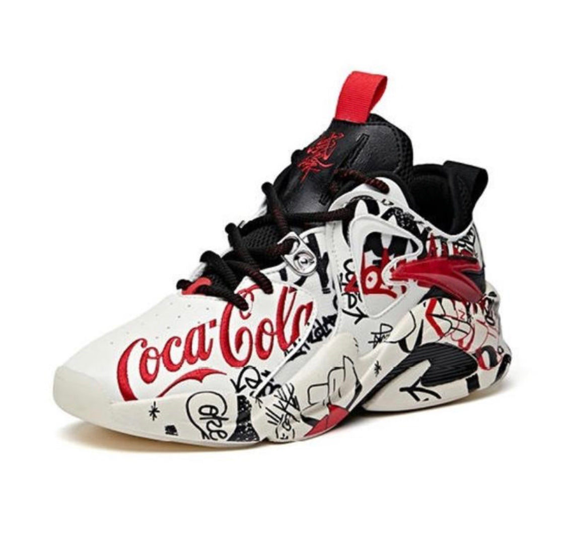 Anta Badao x Coca Cola Sneakers Black / White / Red USA | DKF164053