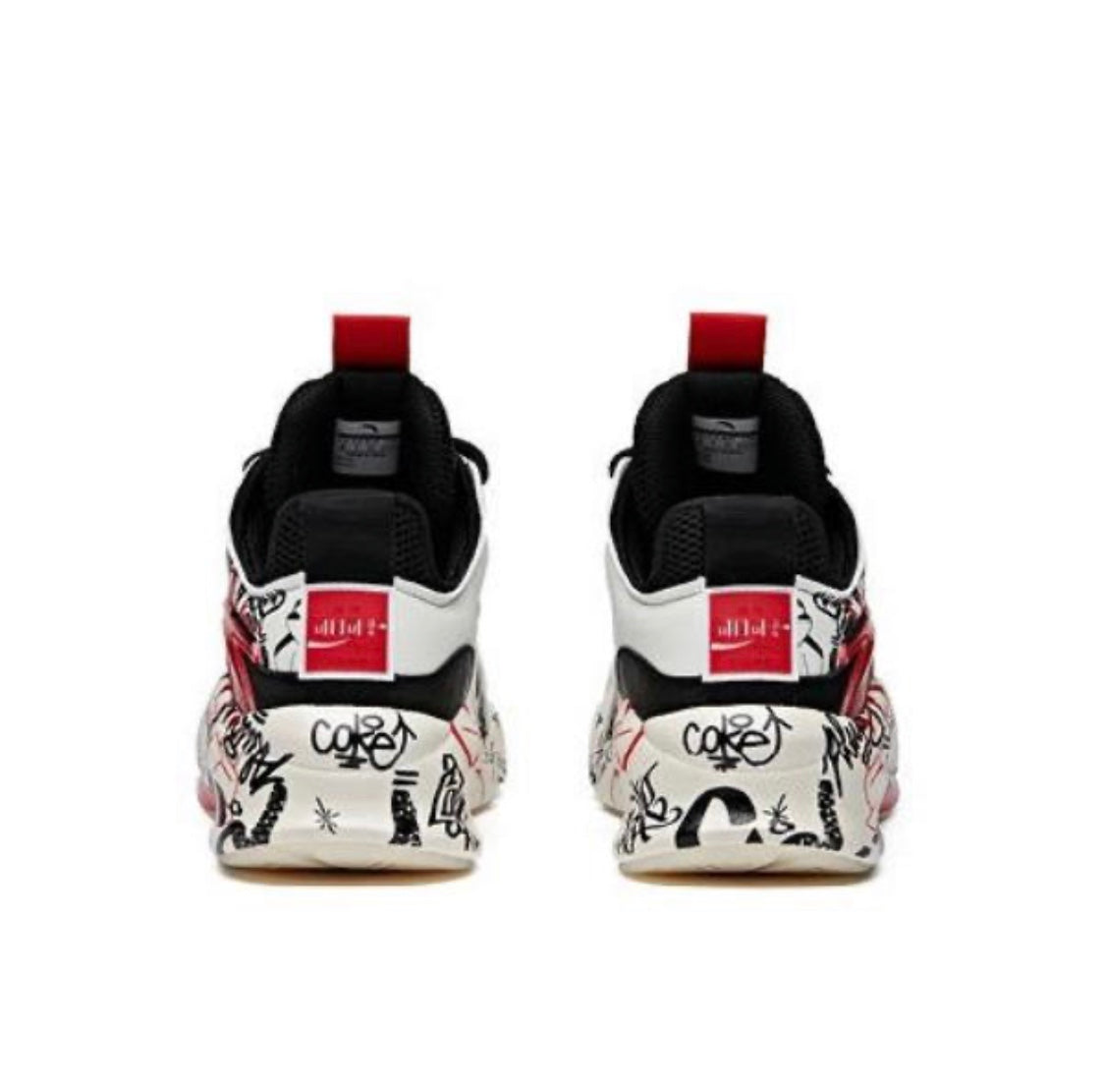 Anta Badao x Coca Cola Sneakers Black / White / Red USA | DKF164053