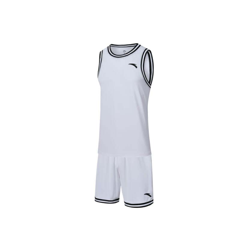 Anta Basketball Game Suit White USA | KRI237584