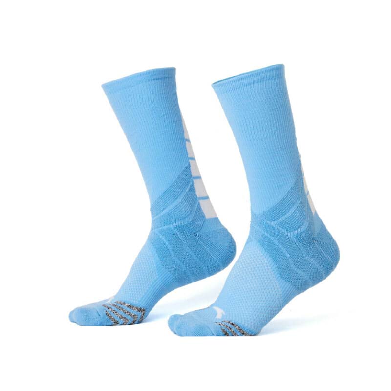 Anta Basketball Socks Blue / White USA | ZYG864230