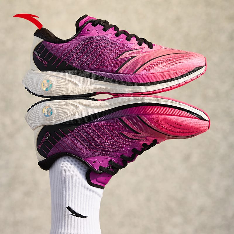 Anta C202 4.0 Running Shoes Purple / Black / Rose Red USA | TXG395807